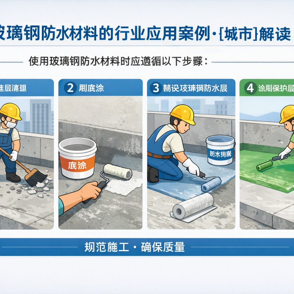 玻璃钢防水材料的行业应用案例，昆玉解读
