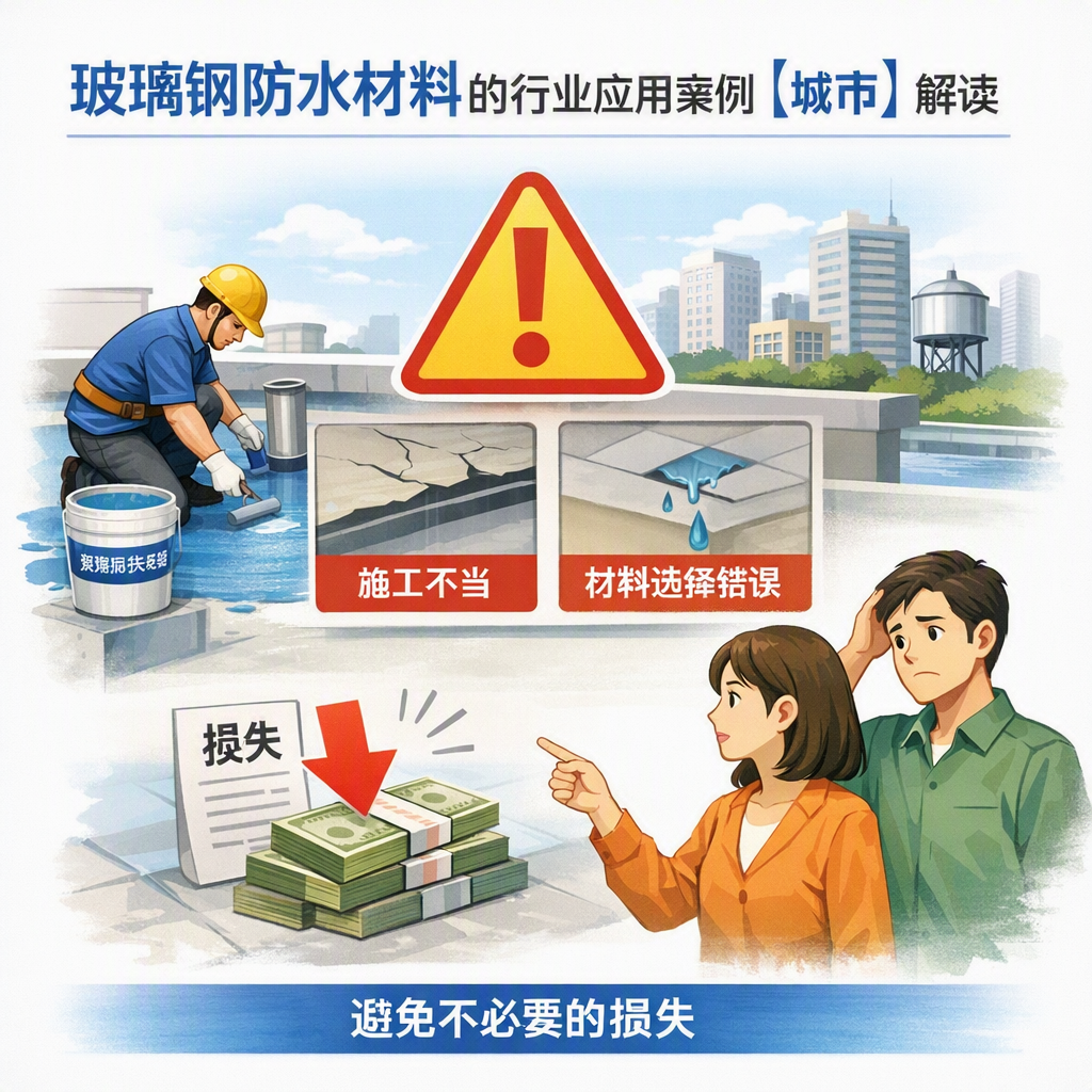 玻璃钢防水材料的行业应用案例，昆玉解读