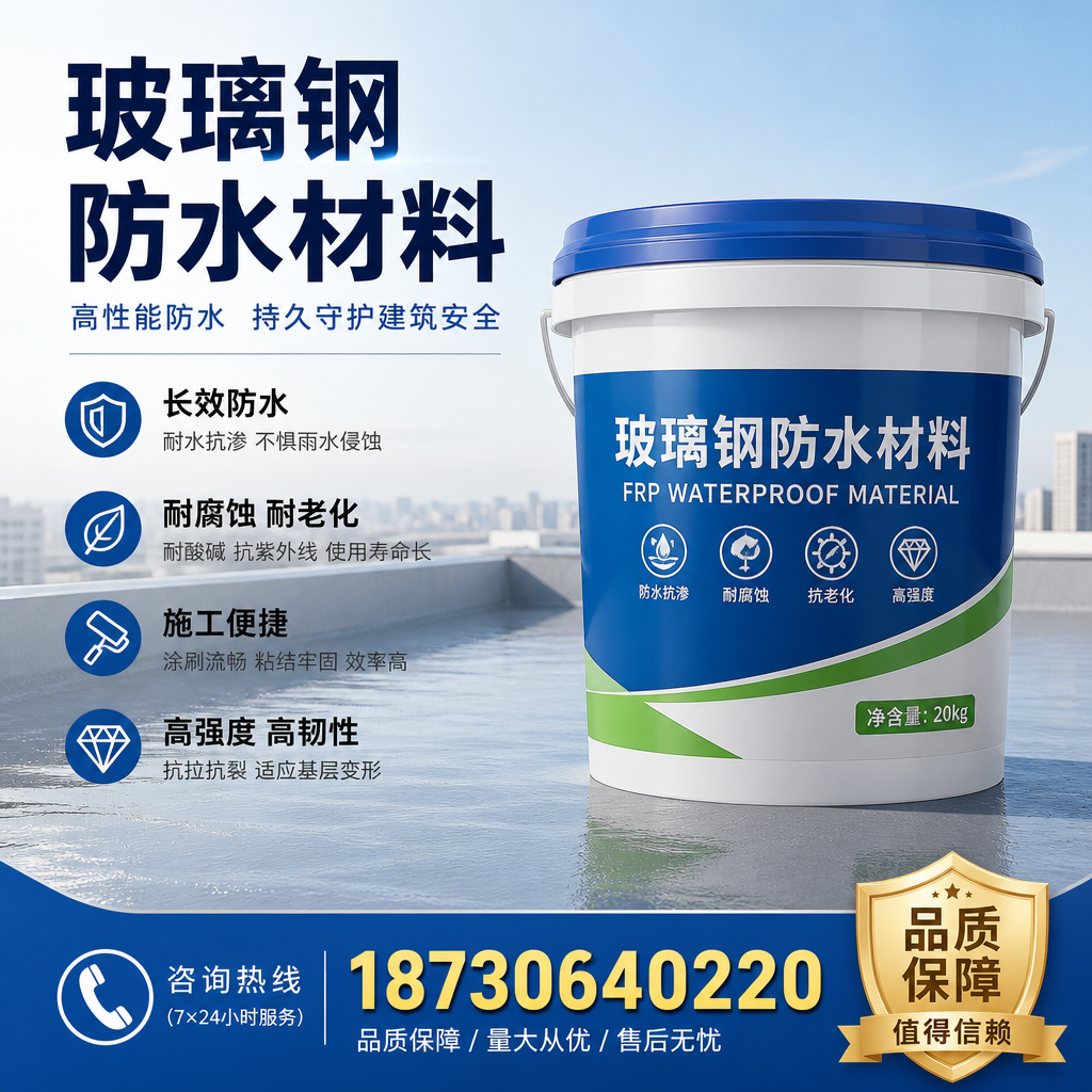 专家解析：玻璃钢防水材料的市场前景分析在 昆玉